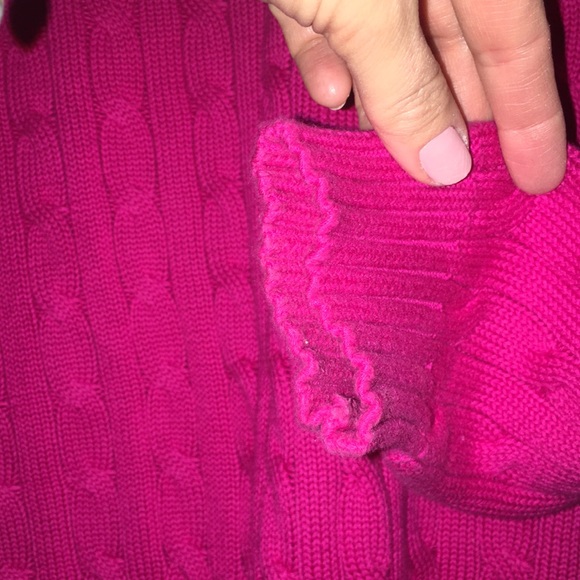 Ralph Lauren Sport Medium Zip up in hot pink - Picture 8 of 8